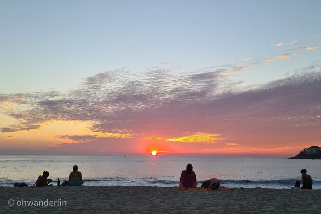 墨西哥夕陽 瓦哈卡洲 Puerto escondido